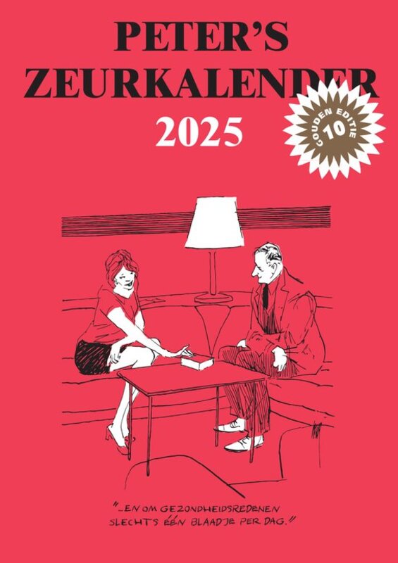 Omslag van boek: Peter's Zeurkalender 2025