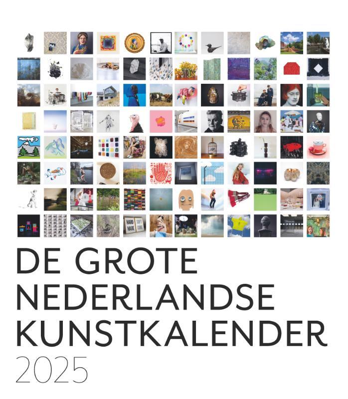 Omslag van boek: De Grote Nederlandse Kunstkalender 2025