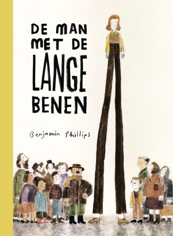 Omslag van boek: De man met de lange benen