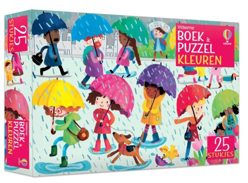 Omslag van boek: Boek & puzzel Kleuren