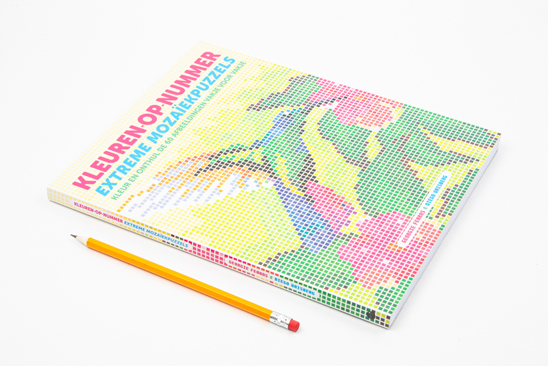 Kleuren-op-nummer: extreme mozaïekpuzzels 2