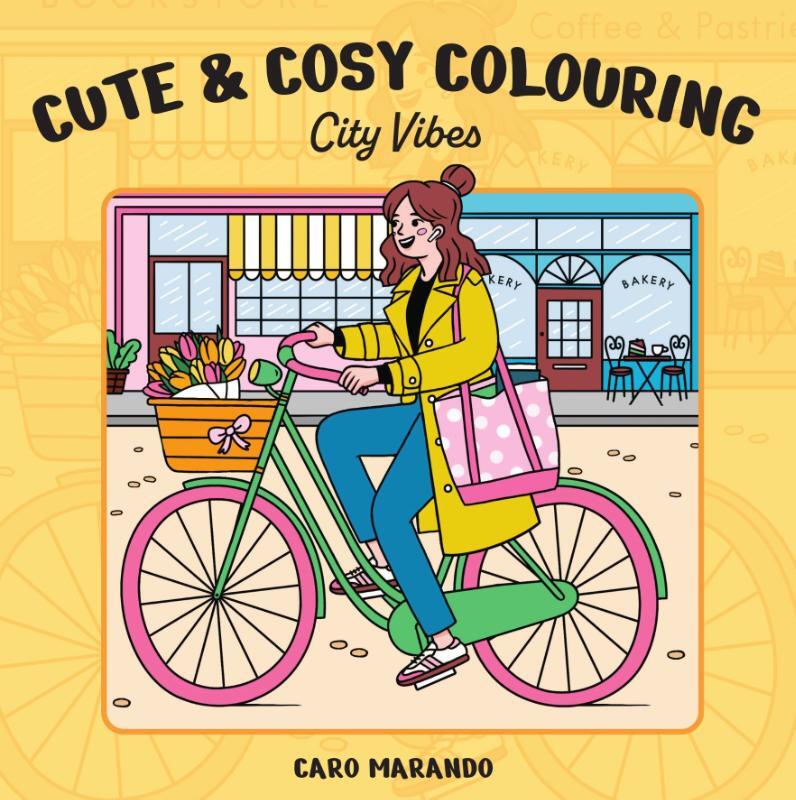 Omslag van boek: Cute & cosy colouring. City vibes