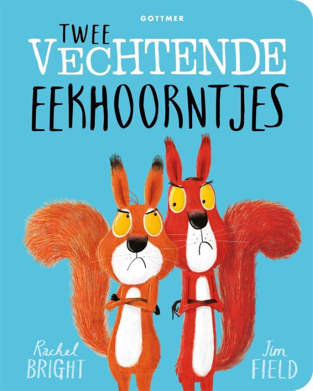 Omslag van boek: Twee vechtende eekhoorntjes