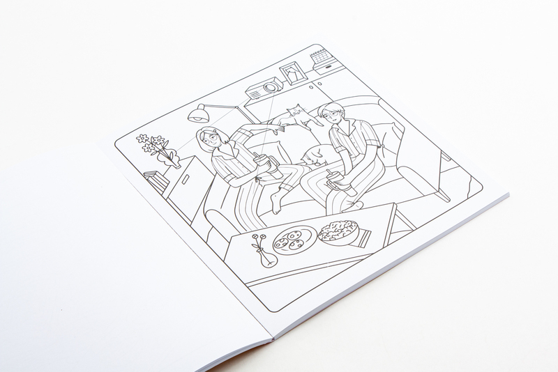 Cute & cosy colouring. City vibes 6