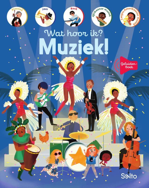 Omslag van boek: Wat hoor ik? Muziek