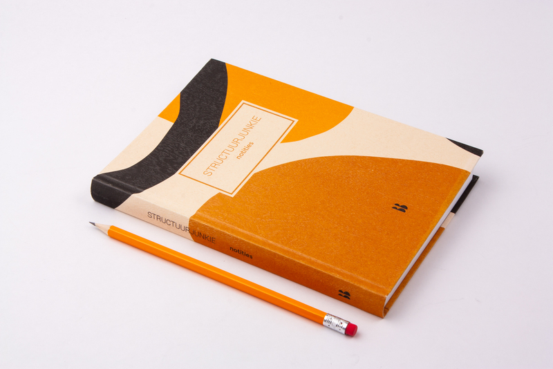 Structuurjunkie notitieboek (oker) 2