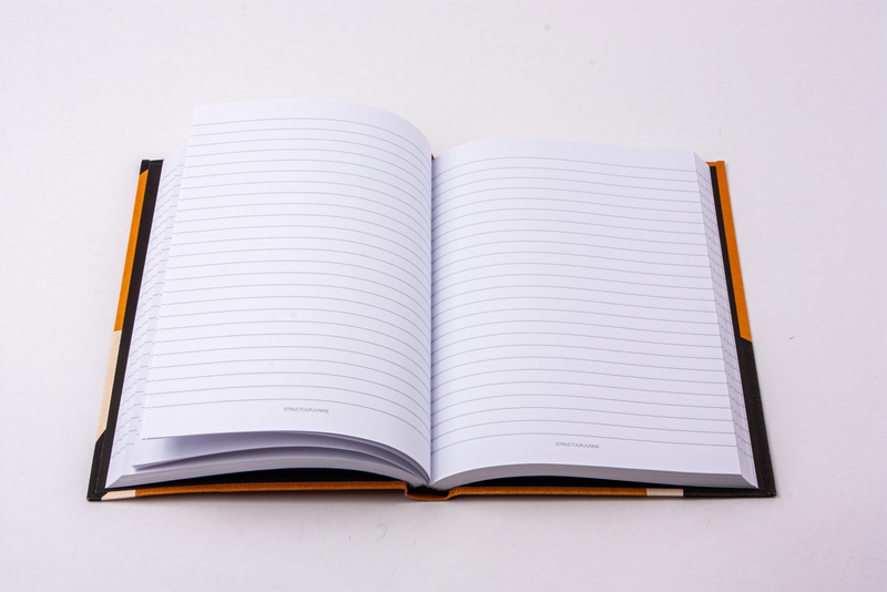 Structuurjunkie notitieboek (oker) 3