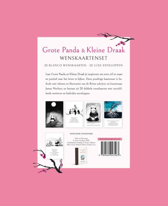 Grote Panda & Kleine Draak - Wenskaartenset 2
