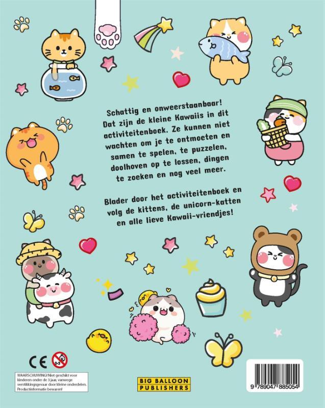 Kawaii kittens & friends activiteitenboek 2