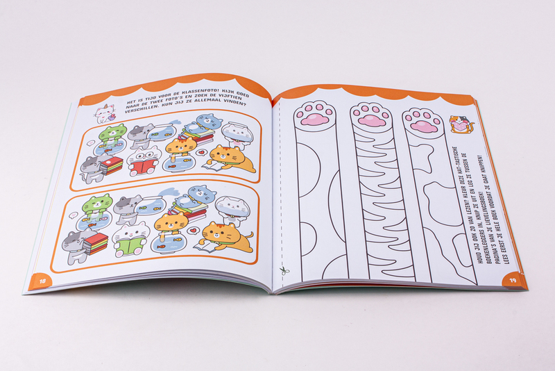 Kawaii kittens & friends activiteitenboek 4