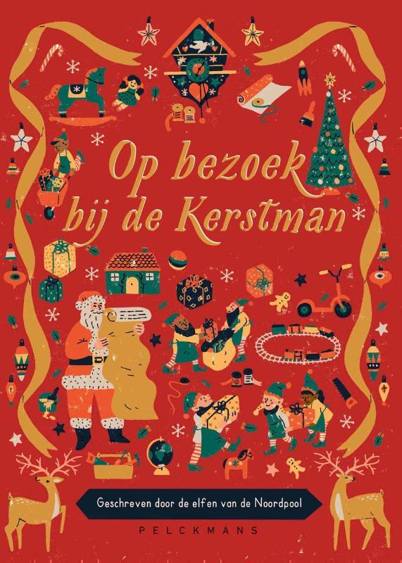 Omslag van boek: Op bezoek bij de Kerstman
