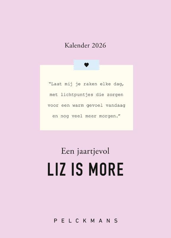Omslag van boek: Een jaartjevol Liz is more 2026
