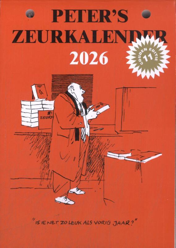 Omslag van boek: Peter's Zeurkalender 2026