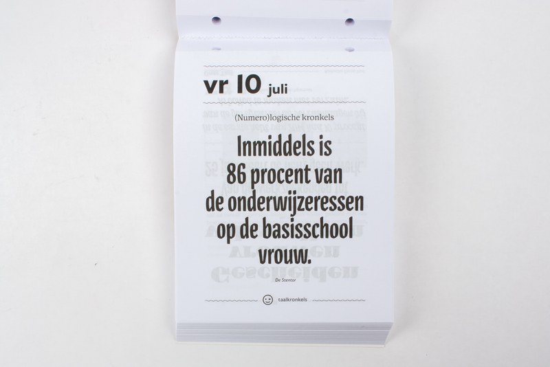 Onze Taal Taalkalender 2026 4