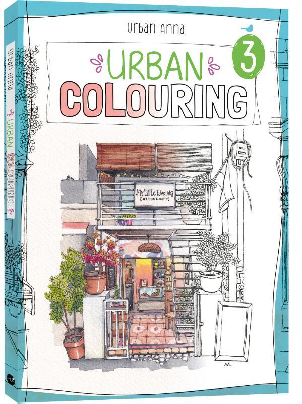 Omslag van boek: 3Urban Colouring
