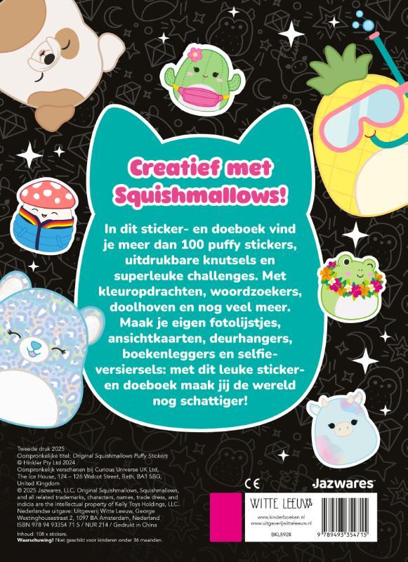 Original Squishmallows sticker- en doeboek 2