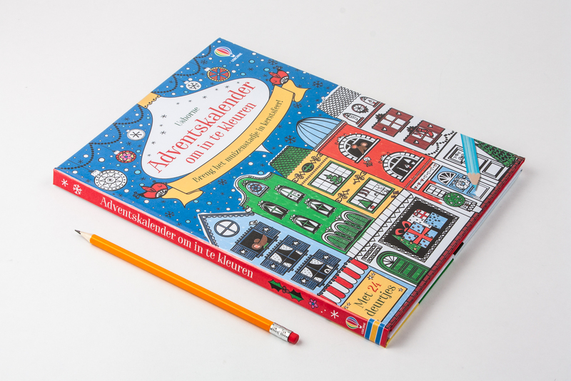 Adventskalender om in te kleuren 2