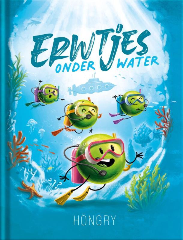 Omslag van boek: Erwtjes onder water