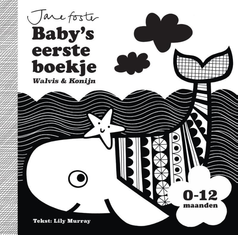 Omslag van boek: Baby's eerste boekje: Walvis & Konijn