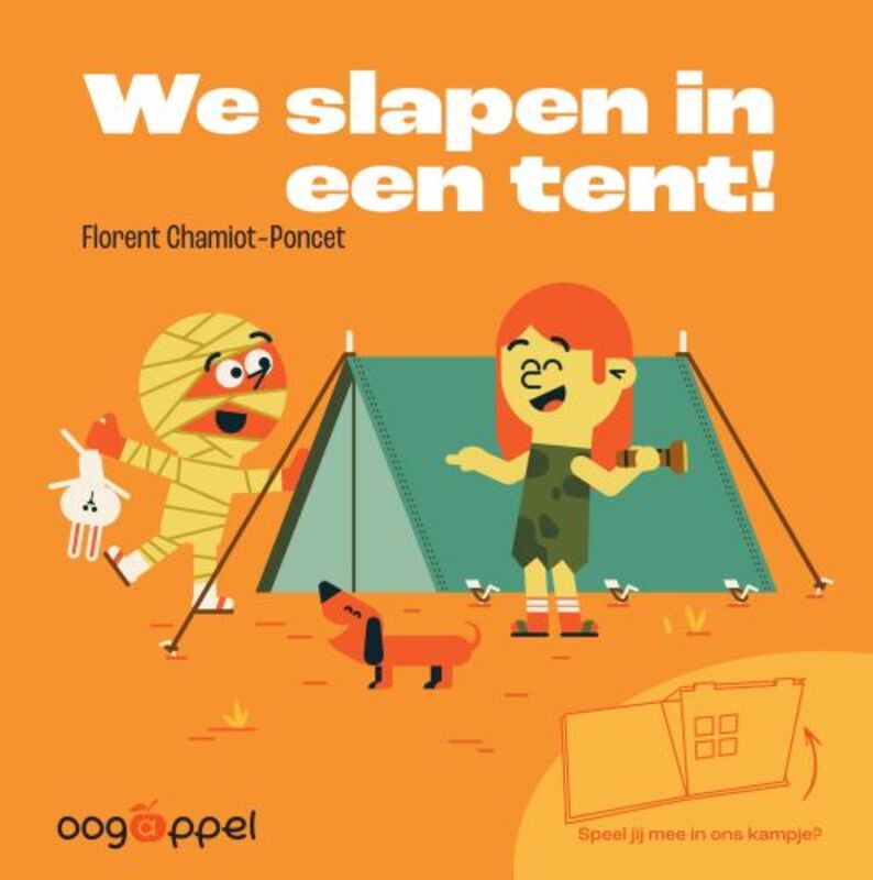 Omslag van boek: We slapen in een tent