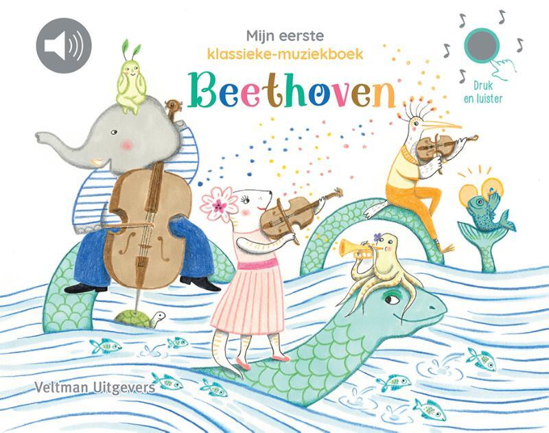 Omslag van boek: Mijn eerste klassieke-muziekboek - Beethoven