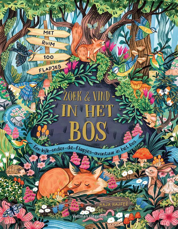 Omslag van boek: Zoek & vind in het bos