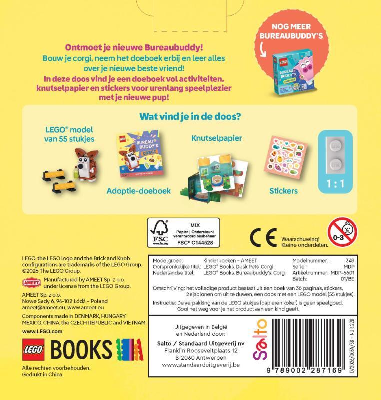 Lego Bureaubuddy's: Corgi 2