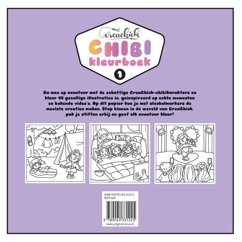 1CreaChick Chibikleurboek 2