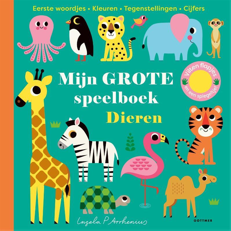 Omslag van boek: Mijn grote speelboek Dieren