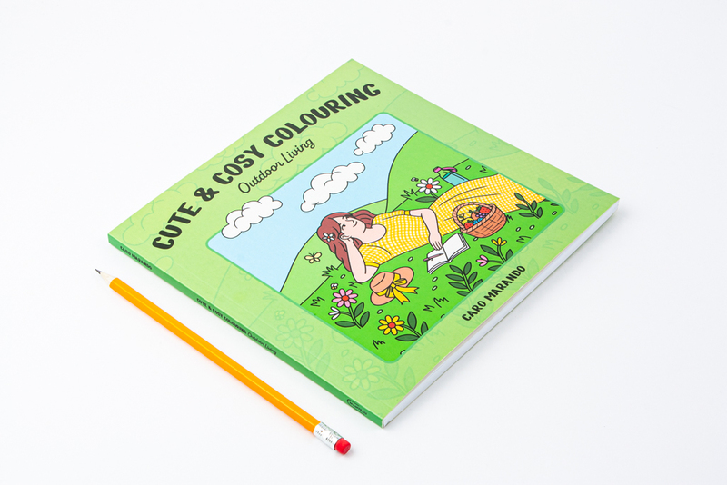 Cute & cosy colouring. Outdoor living 2
