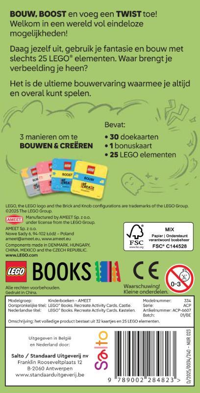 Lego ReCreate Activity Cards: Kastelen 2