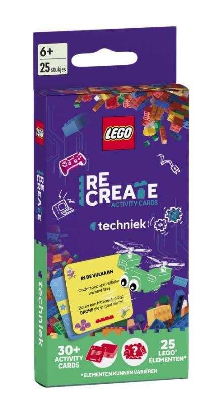 Omslag van boek: Lego ReCreate Activity Cards: Techniek