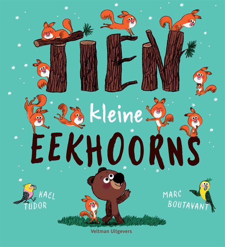 Omslag van boek: Tien kleine eekhoorns