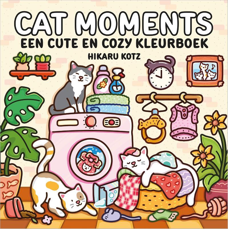 Omslag van boek: Cat Moments – een cute en cozy kleurboek