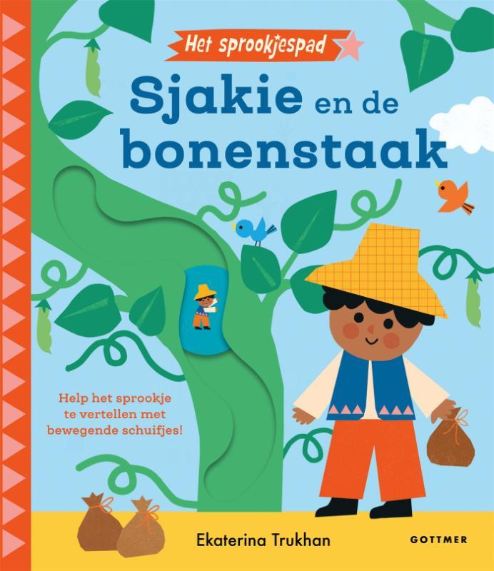 Omslag van boek: Sjakie en de bonenstaak
