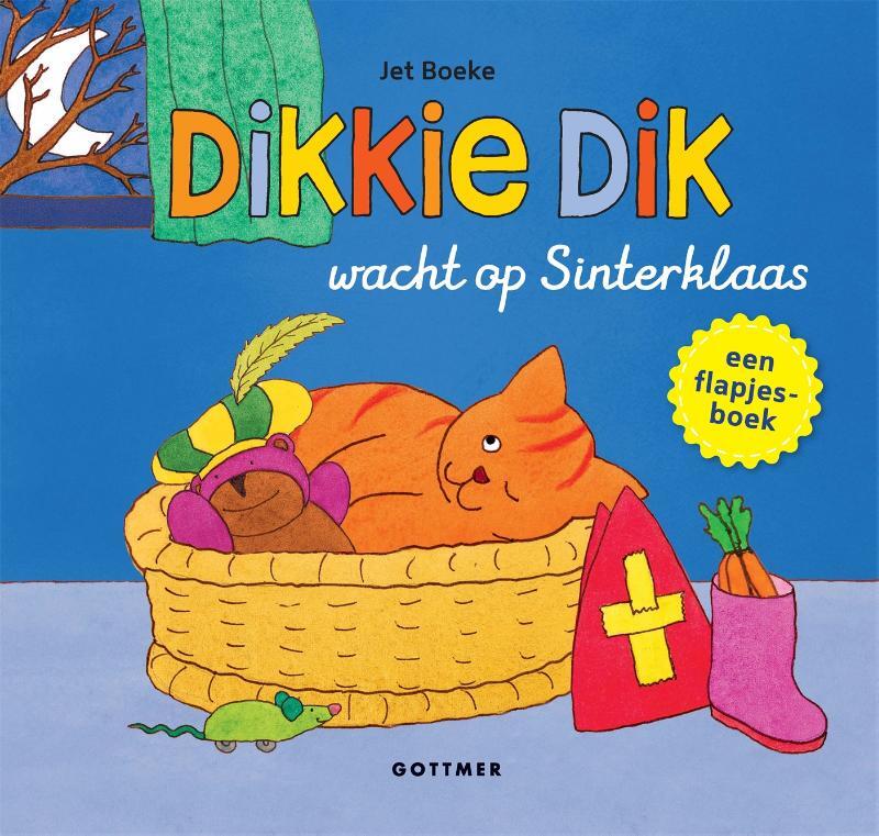 Omslag van boek: Dikkie Dik wacht op Sinterklaas