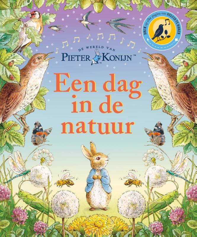 Omslag van boek: Pieter Konijn: Een dag in de natuur