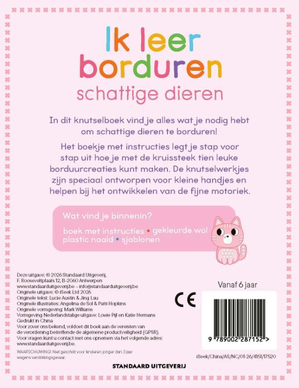 Ik leer borduren: schattige dieren 2