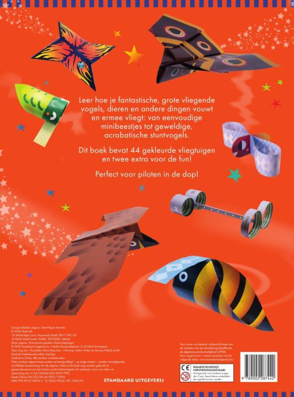 Grooooote papieren dierenvliegtuigen 2