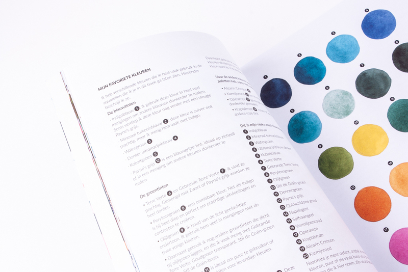 Stap-voor-stap aquarel: Bloemen 3