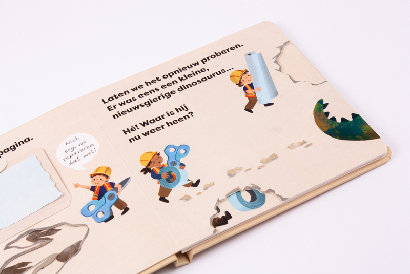 Maak dit boek - Een dino vernielde het 4