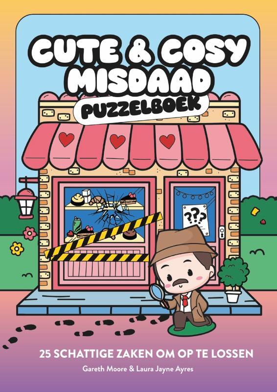 Omslag van boek: Cute & Cosy Misdaadpuzzelboek