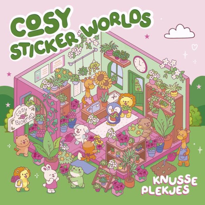 Omslag van boek: Cosy Sticker Worlds