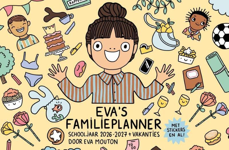 Omslag van boek: Eva's familieplanner 2026-2027