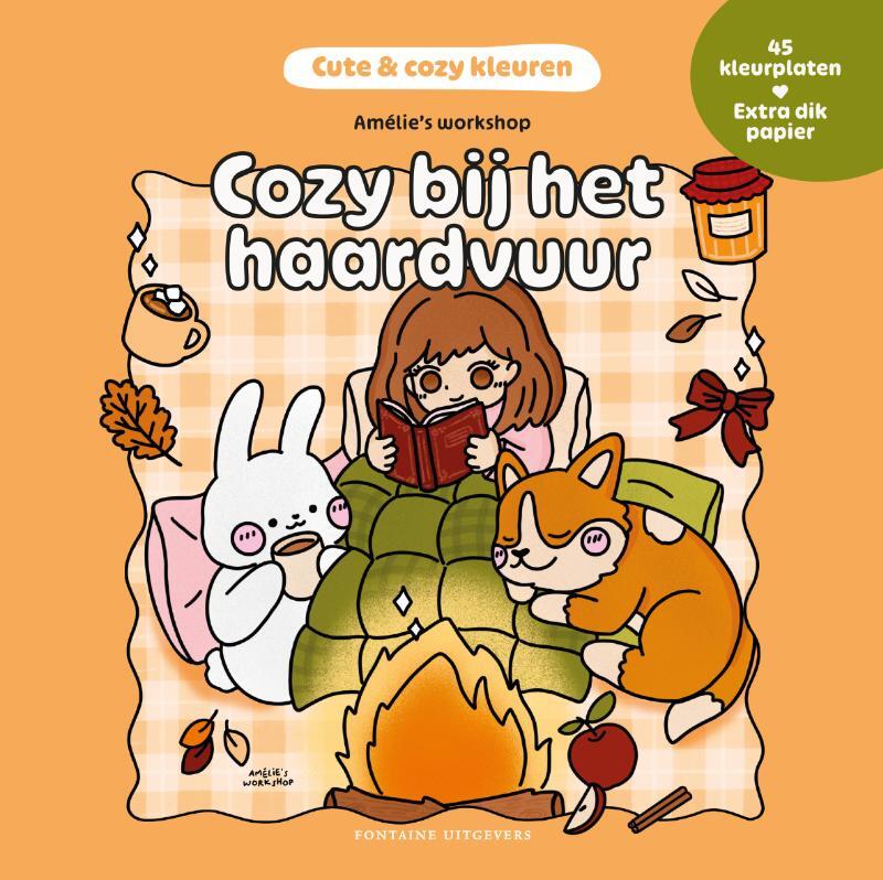 Omslag van boek: Cozy bij het haardvuur