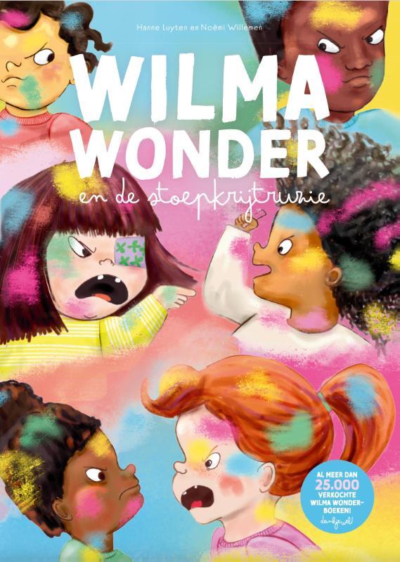 Omslag van boek: Wilma Wonder en de stoepkrijtruzie
