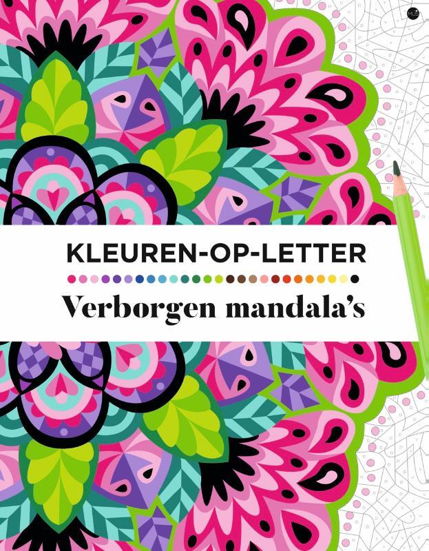 Omslag van boek: verborgen mandala'sKleuren op letter