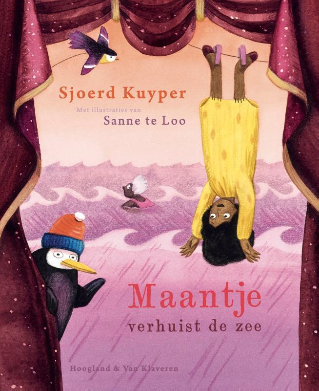 Omslag van boek: Maantje verhuist de zee