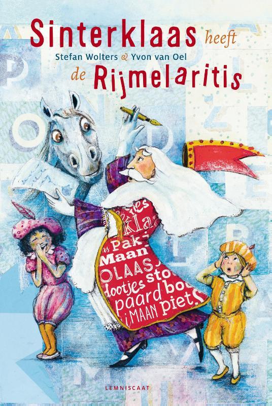 Omslag van boek: Sinterklaas heeft de Rijmelaritis