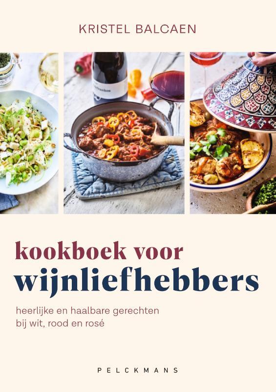 Omslag van boek: Kookboek voor wijnliefhebbers